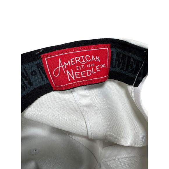 American Needle The Preserve Golf Club White Hate Cap Adjustable Performance - Picture 7 of 9